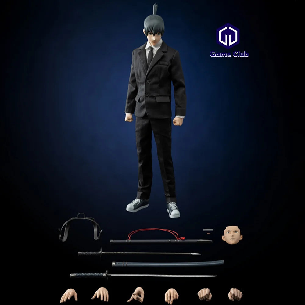 In Stock Threezer 3Z04670M0 1/6 Scale Male Soldier Chainsaw Man Hayakawa Aki Gun Demon Model Full Set 12in Action Figures Body