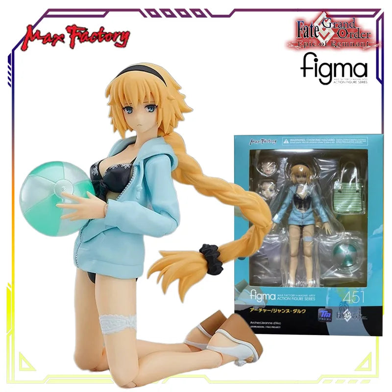 Max Factory Original FIGMA Fate Grand Order Serie Lancer Artoria Pendragon/Archer Joan of Arc Anime Actionfigur Modellspielzeug
