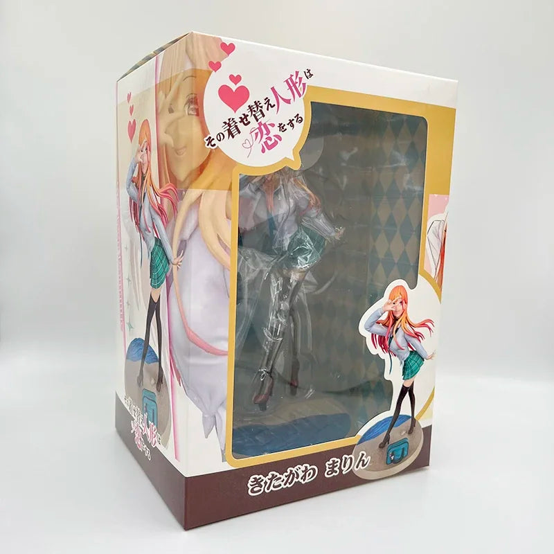 23cm My Dress-Up Darling Marin Kitagawa Swimsuit Anime Girl Figure Marin Kitagawa Bikini Action Figure Adult Sexy Model Doll Toy