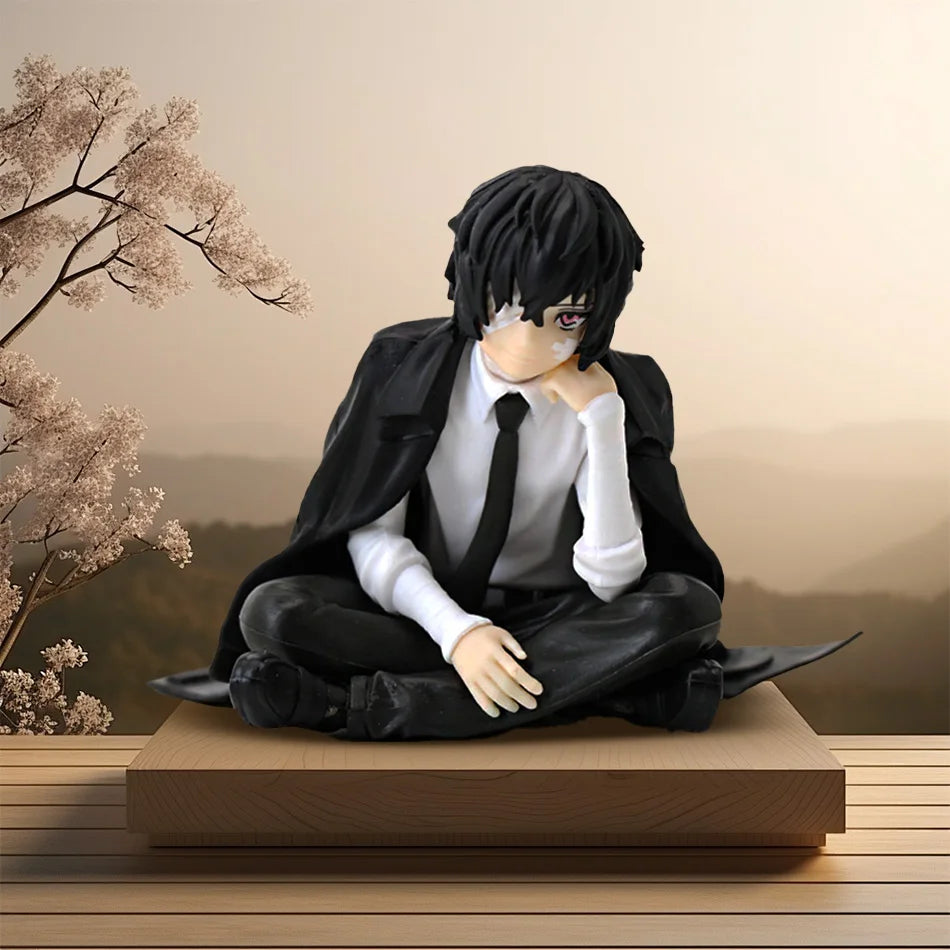Anime Bungo Stray Dogs Nakahara Chuya Figur Dazai Osamu Actionfiguren Noodles Press Modell PVC Sammlerspielzeug Geburtstagsgeschenke