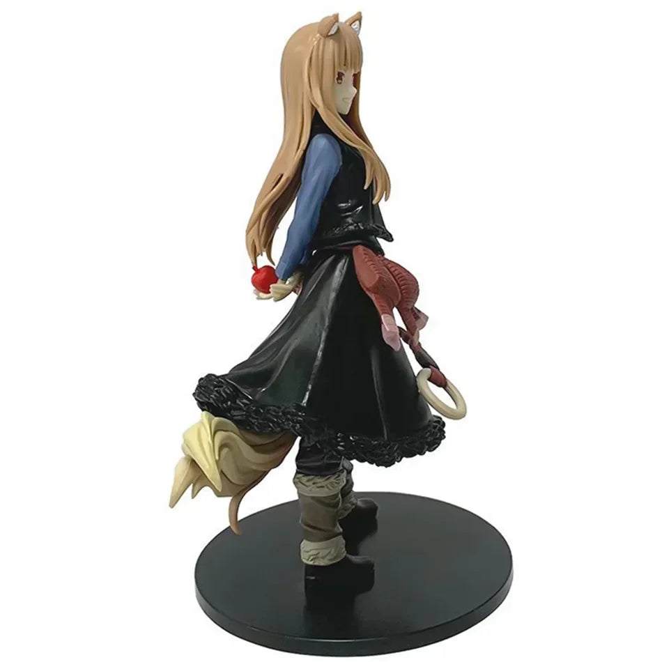 17 см Аниме Вълк и Подправка Герой PVC Ръчно изработена екшън кукла Модел Декорация за Десктоп Аниме Сладка Периферия Рожден Ден Коледен Подарък