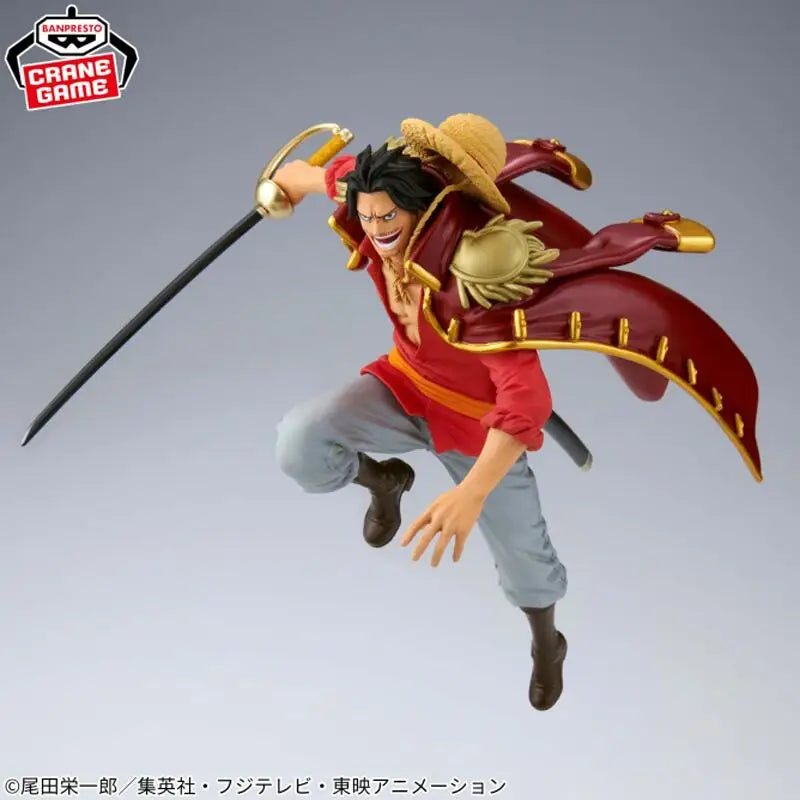 [Original] Genuine Bandai Banpresto One Piece Battle Record Collection Gol.d.roger Anime Figure Model Collector Figurine Toys