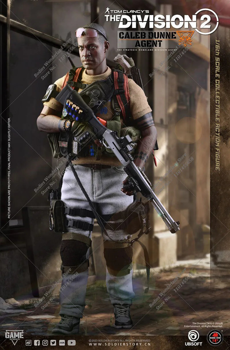 In Stock SOLDIERSTORY SSG-008 1/6 Scale Collectible Shooting Games Agent Kaleb Dunn 12 inch Male Solider Action Figures Dolls