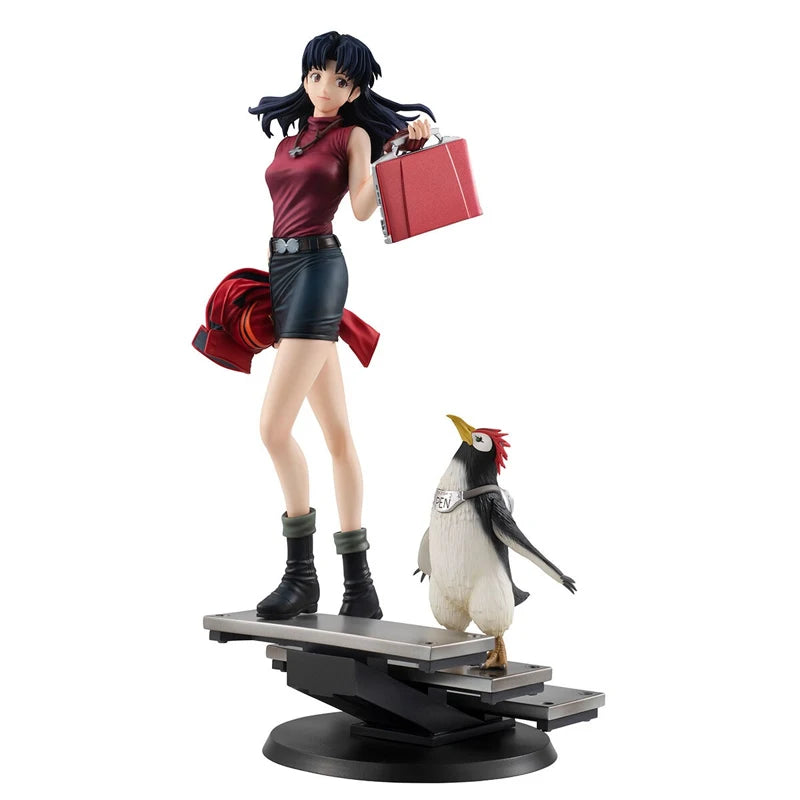 MegaHouse Original GALS Neon Evangelion Movie Anime Katsuragi Misato PENPEN Ver.2 Action Figure Toys Gift Collectible Model