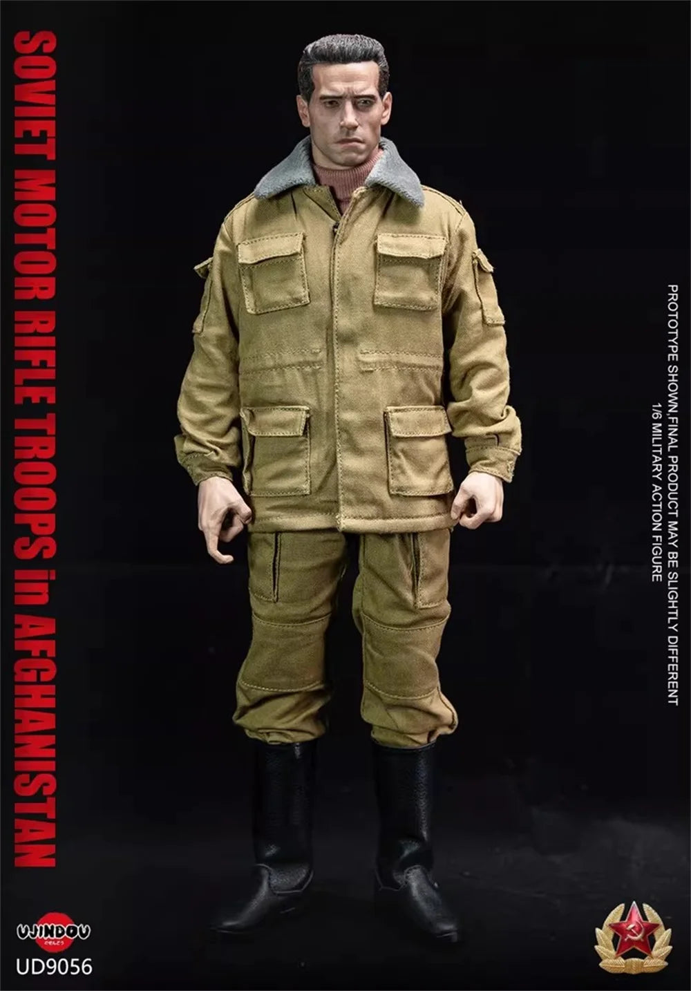 In Stock For Sale 1/6th UJINDOU UD9056 The Soviet Soldier Doll Full Set Moveable Action Figure Tough Guy Man About 12" For Fans
