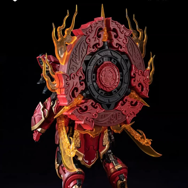 MG 1/100 Flame Dragon Alloy Frame Assembly Model Kit Light Up Mecha Action Figure With Water Decals Collectible Toy Decor Gift