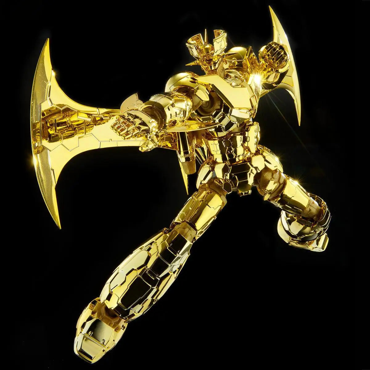 Bandai Genuine HG 1/144 MAZINGER Z GOLD Ver. INFINITY Ver Anime Action Figure Robot Collectible Assembly Model Toy Gift Children