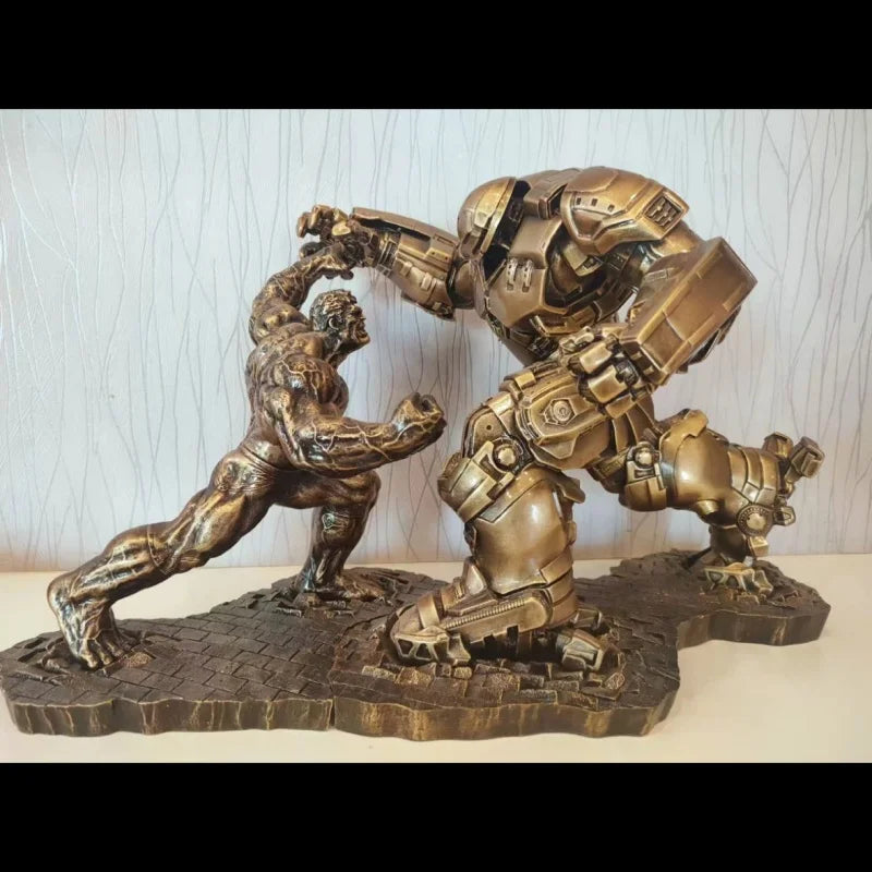 In Stock Iron Man Mk44 Action Figure Green Giant Resin Statue Combat Edition Collectors Home Decor Enthusiasts Collectible Toy