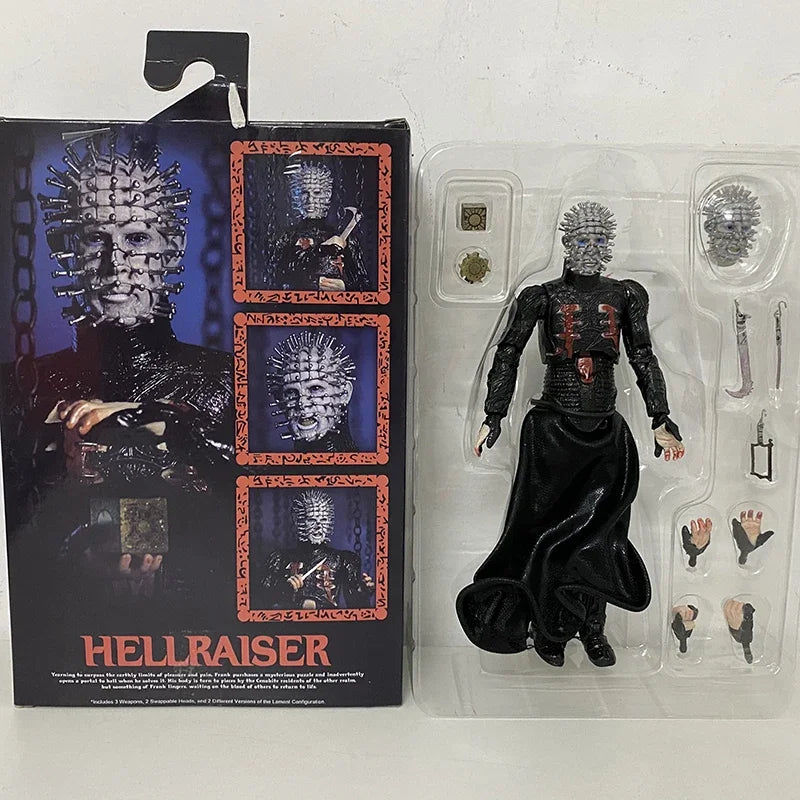 NECA Hellraiser Pinhead Action Figure "He'll Tear Your Soul Apart" Ultimate PVC Movable Collection Toy Birthday Gifts