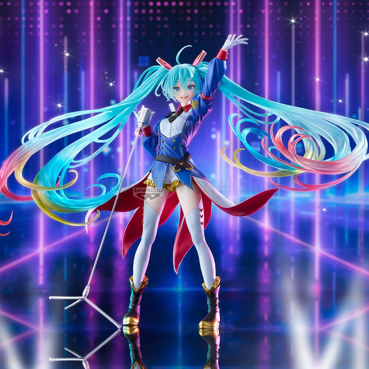 Original Genuine Bandai Prepainted Banpresto Evolve Gundam X Miku Anniversary Special Project Piapro Characters Hatsune Miku