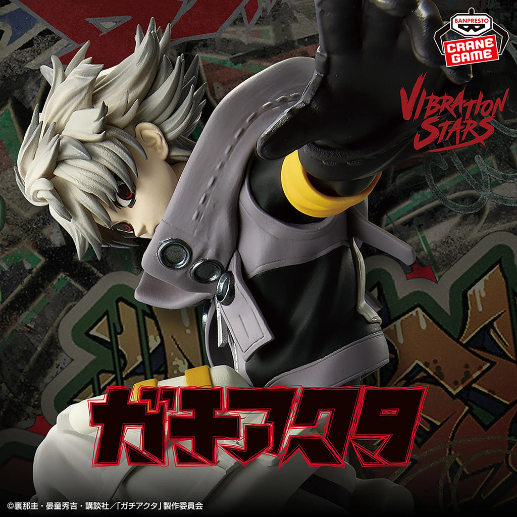 In stock Bandai Gachi Akuta VIBRATION STARS - Lud  Zanka Protagonist Figures Anime Model Genuine Boxed Toy Gift