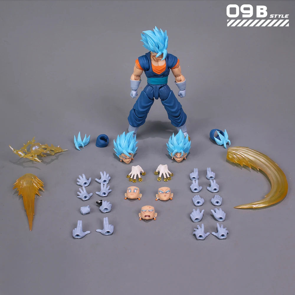 Original YGmw Studio OC Dragon Ball SHF Super Saiyan Fusion Warrior Vegito 07 Anime Action Figure Collectible Model Toy Gifts