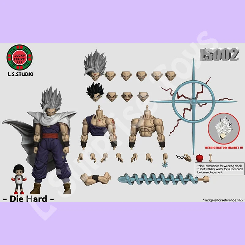 LS L.S.Studio Dragon Ball Son Gohan Figure Dragon Ball Super: Super Hero Beast Gohan Anime Action Figures Model Kids Toys Gifts