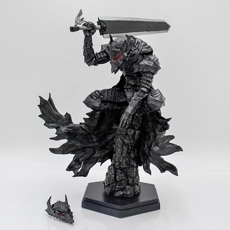 32cm Berserk Guts Anime Figure Guts Berserker Armor Action Figure Berserk Skull Knight Figurine Collectible Model Doll Toys Gift