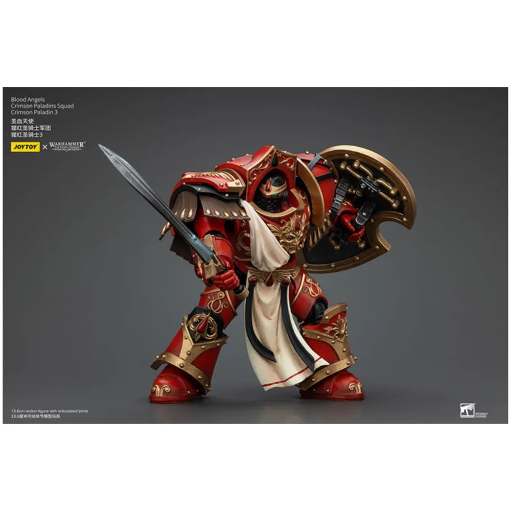 JOYTOY Warhammer "The Horus Heresy" Blood Angels Crimson Paladins Squad Crimson Paladin 3 Action Figures Doll Gift Decoration