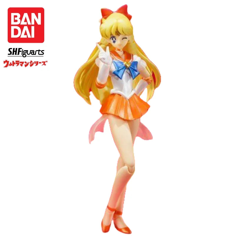 In Stock Bandai S H Figuarts Original Sailor Moon Aino Minako Model Doll Brand New Boxed Action Figure Anime Characters Garage