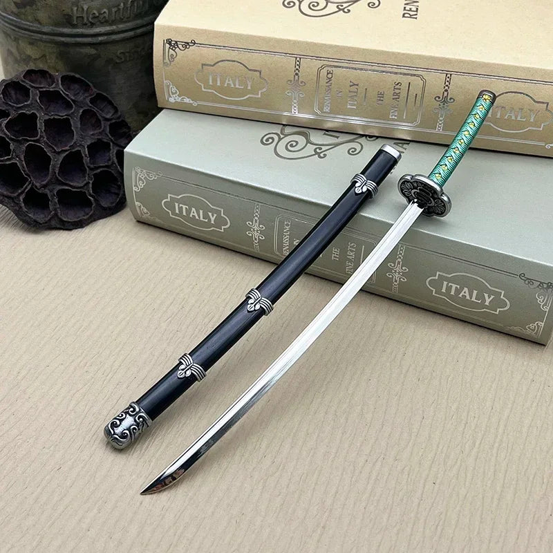 Sekiro: Shadows Die Twice Metall-Katana-Waffenmodell-Replika Mortal Blade Wolf 1:6 Actionfigur-Zubehör Sammlerstück Dekoration