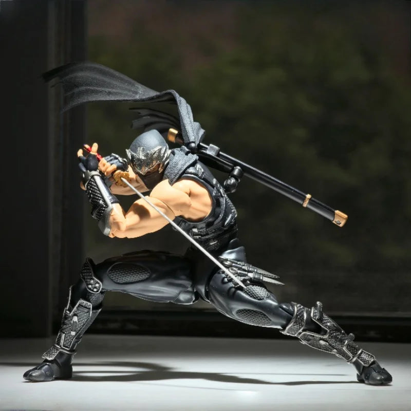 Genuine Kaiyodo Ninja Gaiden Ryu Hayabusa Yamaguchi Style Action Figure Movable Joint Toy Realistic PVC Figure Game Merch