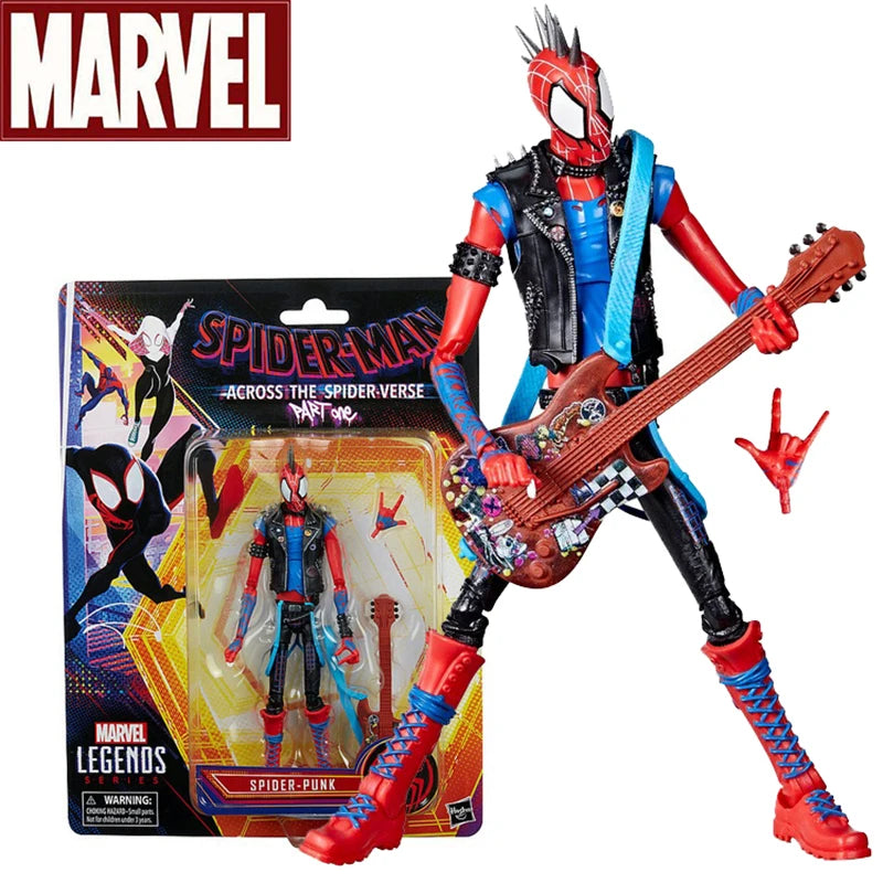 Ml Punk Spider Man Action Figure Toys 6 Inch High Quality Spiderman Statue Model Collectible Gifts For Boyfriend Children