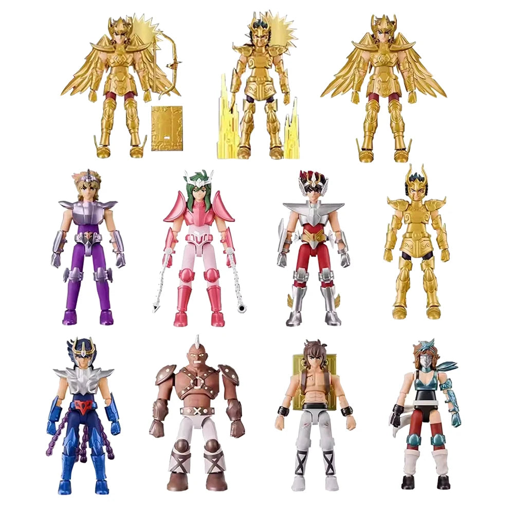 Blokees Saint Seiya Galaxy Version 1-2 Gold Cloth Aiolos Shura Ikki Shun Camus Hoyoga Dohko Milo Shiryu Movable Model Figures