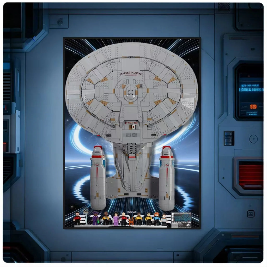 2026 News 10356 Star Trek Enterprise 3600 PCS Ship Building Blocks Bricks Model Toys For Birthday Children Gift
