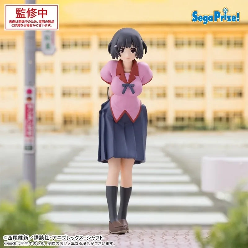 SEGA Genuine Premium Monogatari Anime Character Oshino Shinobu Hachikuji Mayoi Kids Christmas Gift Collection Action Toys Model