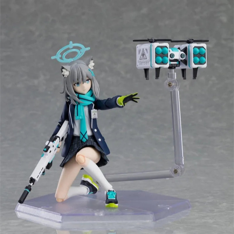Hot Beautiful Girl Figma Blue Archive Cartoon Character Model Action Figures Children'S Educational Toys Collections Gift