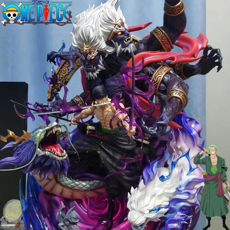 One Piece Roronoa Zoro Boy New Cartoon Anime Peripheral Character Statue Collection Figure Model Ornament Toy Birthday Gift