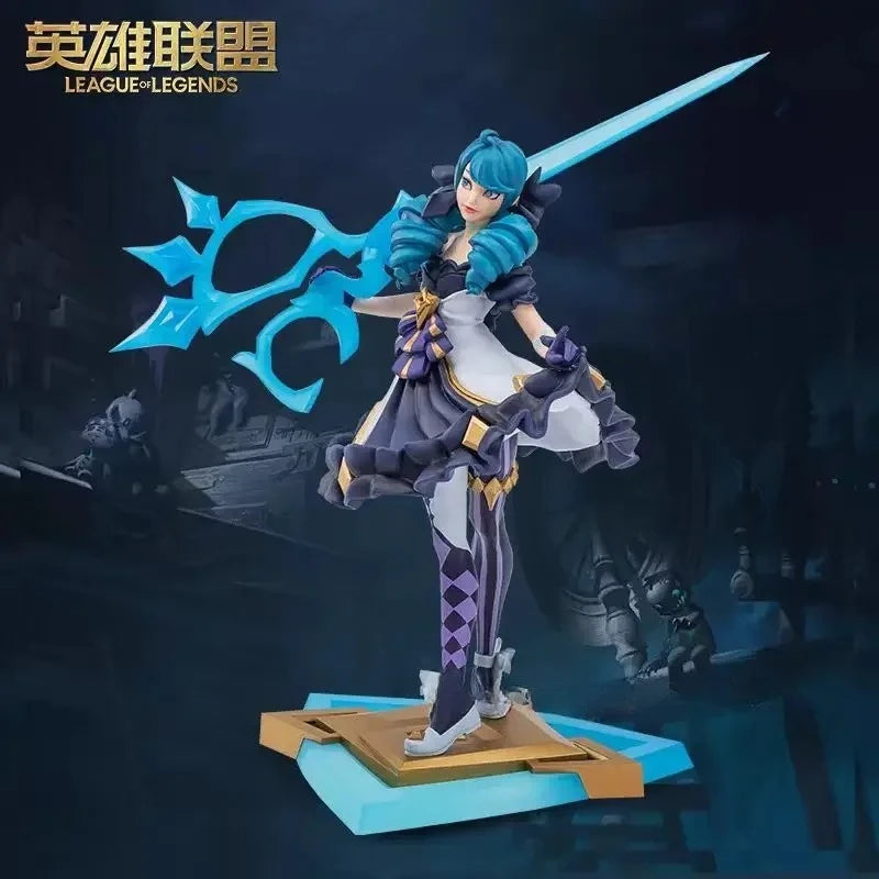 League of Legends LOL Spirit Doll Gwen Medium Sculpture Desktop Ornaments Figurines Game Peripheral Action Figure Toy In Stock
