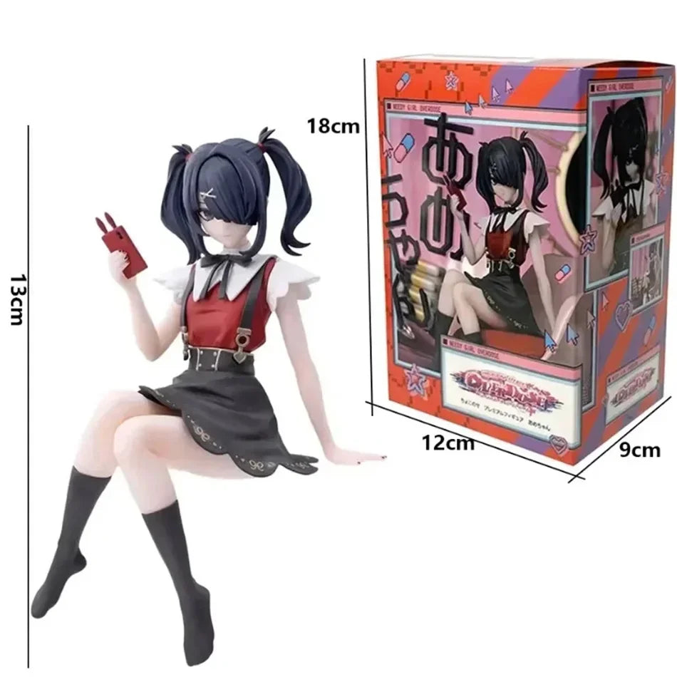 Aixlan NEEDY GIRL OVERDOSE Figur Rain KAnge PVC Actionfigur Amine Adult Anime Girl Statue Sammlerfigur Spielzeug Geschenk