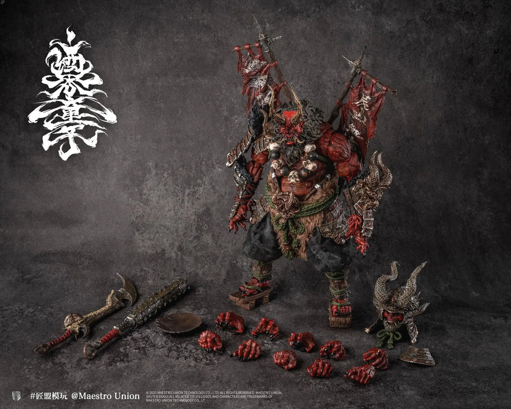 Maestro Union 1/12 Shuten Doji Articulated Action Figure Oni Samurai Collectible Model Toy For Anime Action Figure Collectors