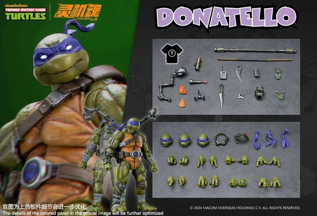 In Stock LING JIHUN Ninja Turtles Raphael Leonardo TMNT 1/12 Action Figures Toy Gift Collection 【Send within 24 hours】
