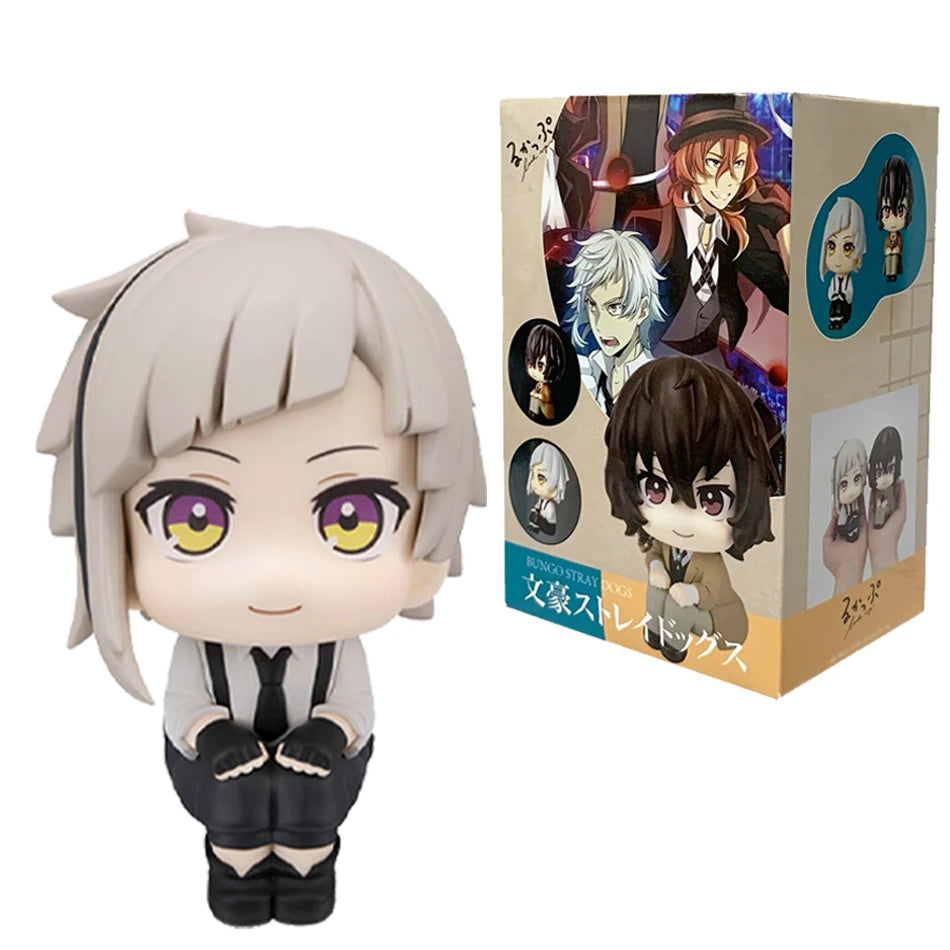 NEW megahouse look up bungou dogs vadios dazai osamu nakajima atsushi action figure toys pvc model kawaii q doll collection