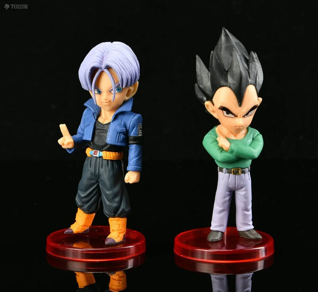 Dragon Ball Z Super Saiyan Son Goku Anime Figure Son Gohan Vegeta Broly Piccolo Majin Buu Set Action Figurine Model Gifts Toy