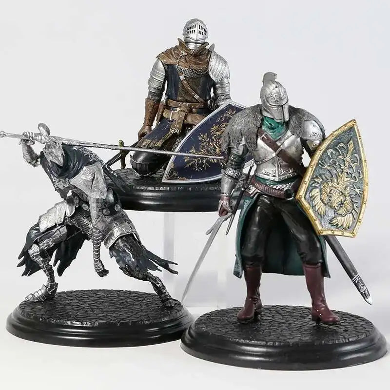 Game Dark Hot Souls Black Knight / Faraam Knight / Artorias The Abysswalker / Advanced Knight Warrior PVC Statue Figure Toy