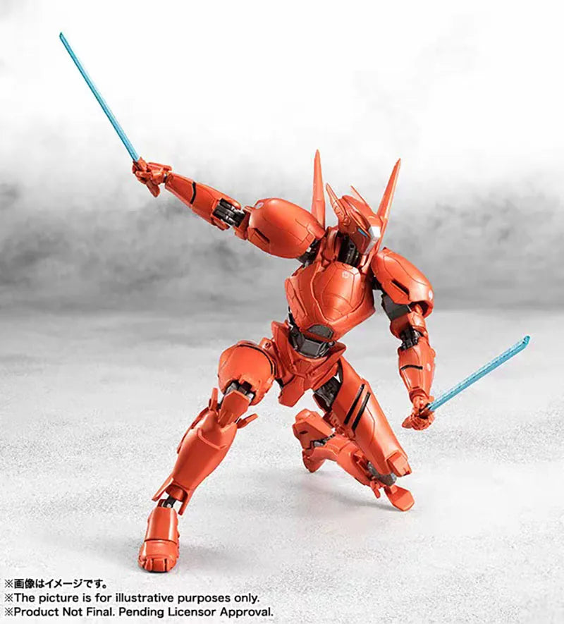 Combat mecha model, anime robot assembly, figurine toy model, movable figurine model