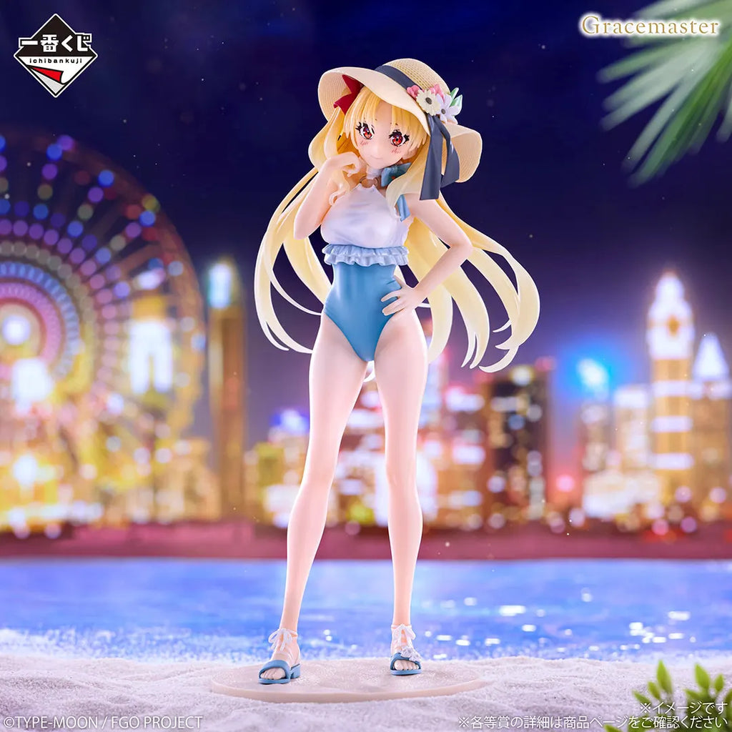 Original BANDAI Ichiban Kuji Fate/Grand Order Tenochtitlan Ereshkigal BB Moon Cancer Action Figure Model Desktop Decoration