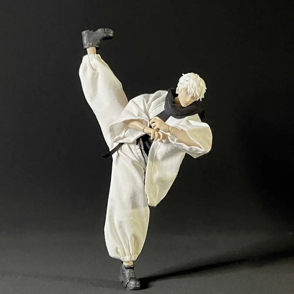 Jujutsu Kaisen Anime Shinjuku Battle Satoru Gojo Shf Handmade Clothes Clothing Is Suitable for 1/12 Size Movable Humanoid Toys