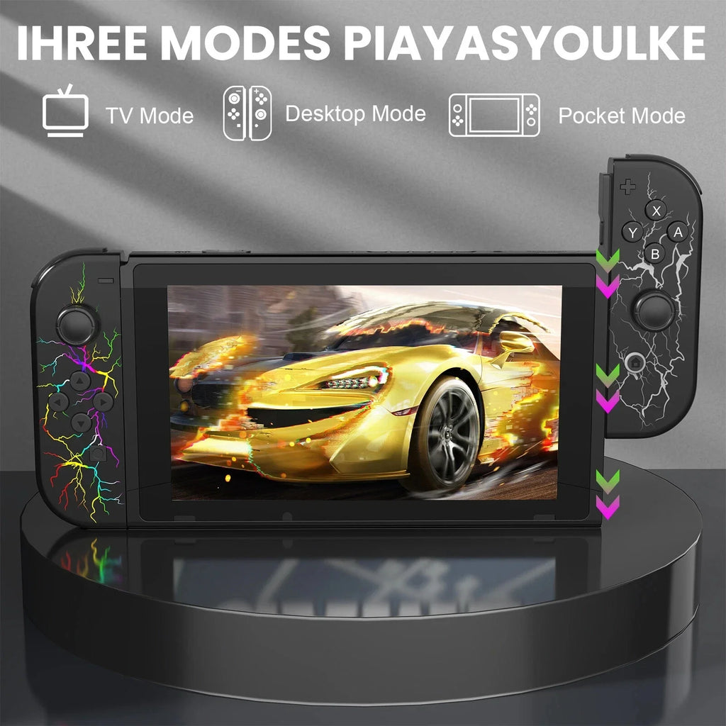 Joy Pad Joycons Gamepad for Nintendo Switch Joystick Bluetooth Wireless Game Controller Joystick with Trubo Video Game Consoles