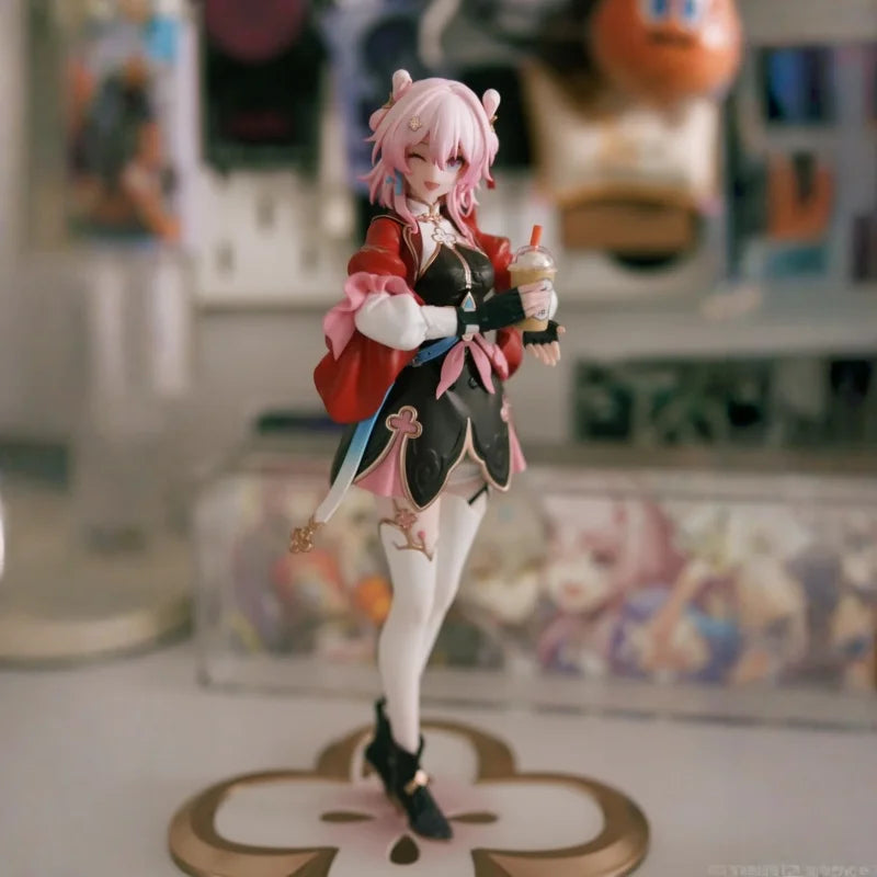 In Stock Original Myethos Honkai Star Rail March 7th Hunting 1/8 Scale Action Figure Collectible Toy Gift Desktop Ornament