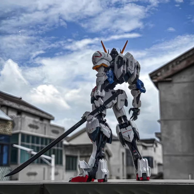 Mg 1/100 Asw-G-08 Barbatos 4th Form Mecha Model Kit Assembly Action Figure With Water Decals Mobile Suit Collectible Gift Toy