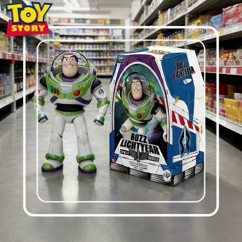 In Stock Disney Toy Story Buzz Lightyear Action Figure 17 Joints Movable Collectible Assembled Model Toys Ornament Fans Gifts