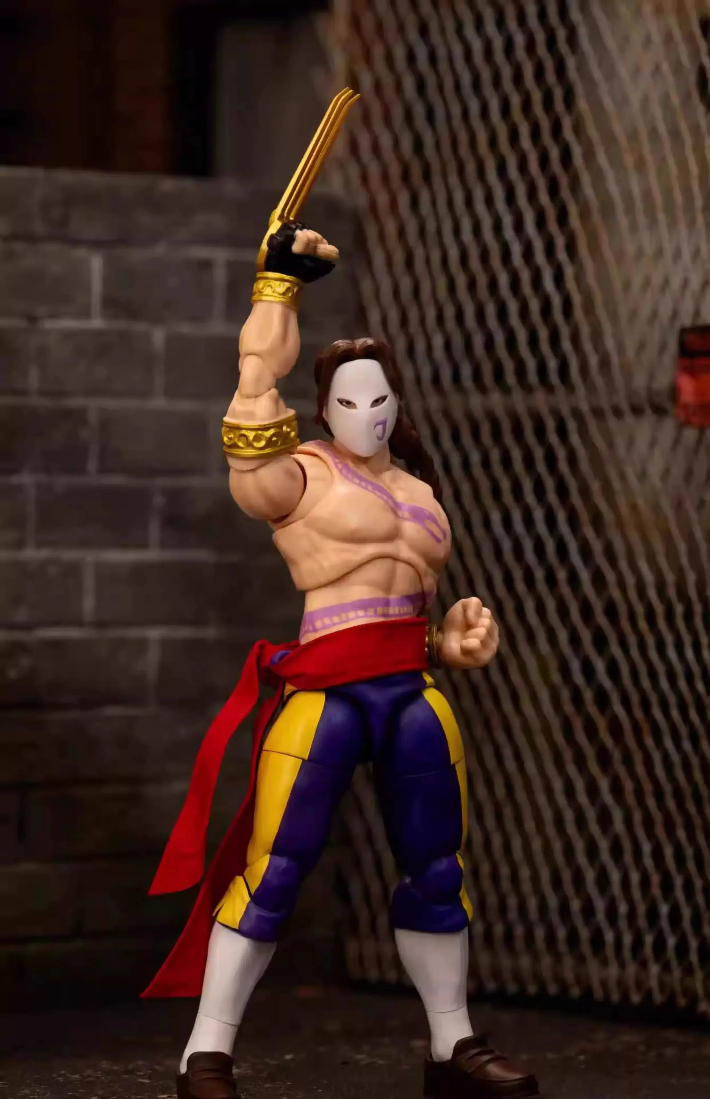 New In Stock Original Jada Toys 1/12 Street Fighter 4 Wave Baroque Sagat Blanca Action Figure Model Toy Ornament Holiday Gifts