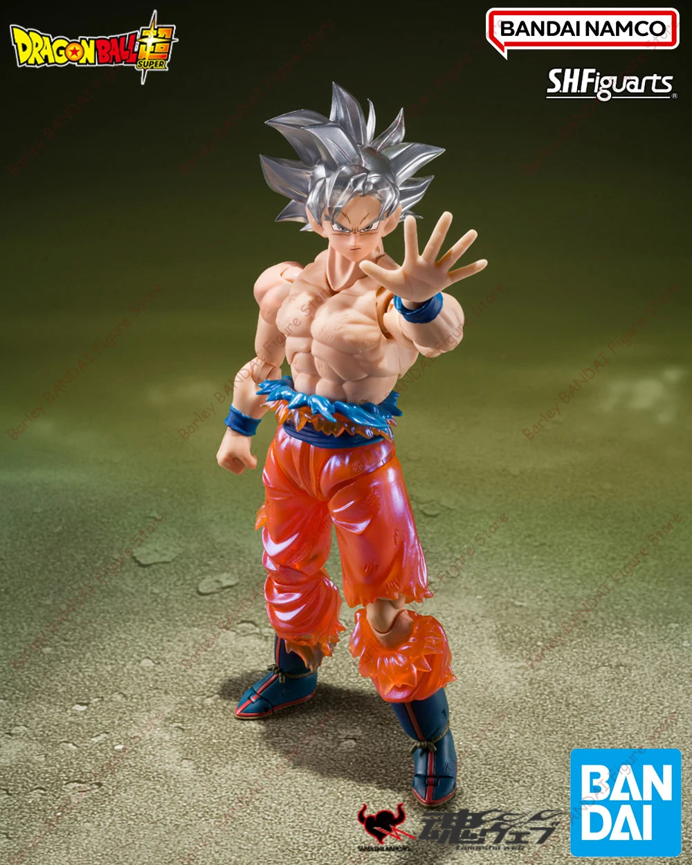 BANDAI TNT Exclusive S.H.Figuarts SON GOKU Ultra ULTRA INSTINCT Breaking Through the Limits! Anime Action Figures Model Gifts