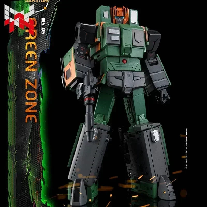 Transformation Trainbots Moon Studio Raiden Train Combination MS06 MS05 MS04 MOON SHINE Action Figures Toy Gift Collection Hobby