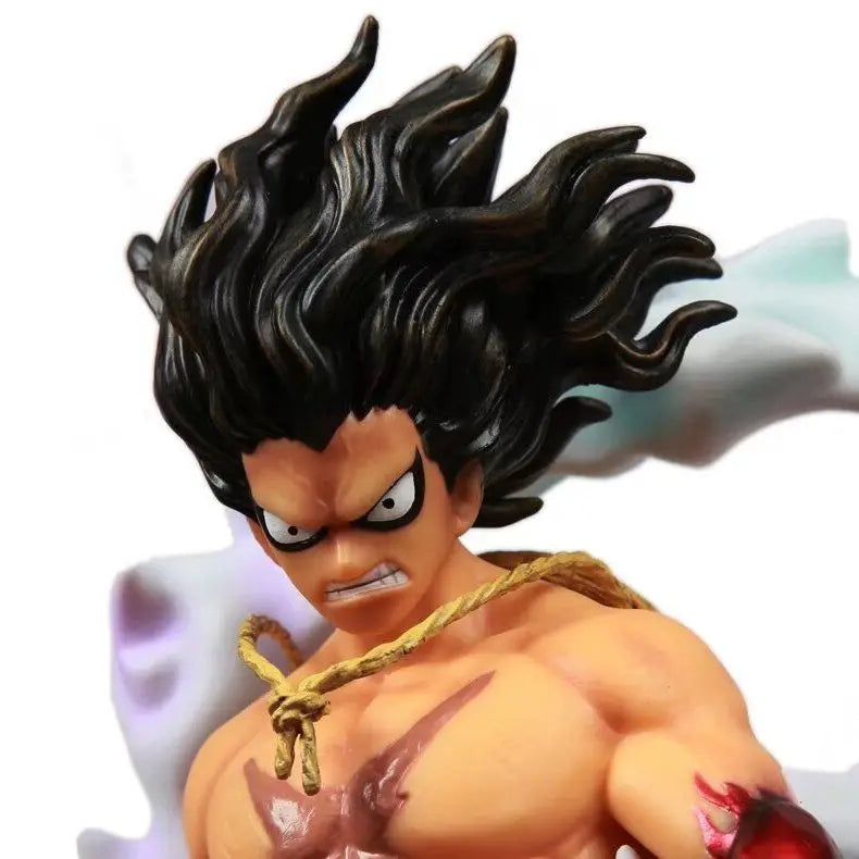 37 cm große ONE PIECE Figur Monkey D. Luffy Roronoa Zoro Anime-Sammlermodell Schreibtischdekoration Weihnachtsgeschenk Kinderspielzeug