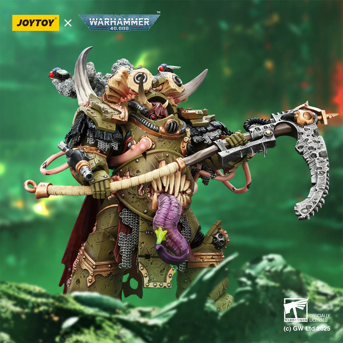 JOYTOY Warhammer 40K Death Guard Deathshroud Terminator Champion and Deathshroud Terminators