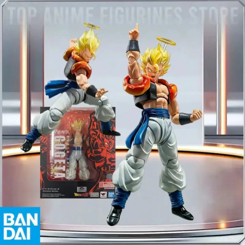 BANDAI Genuine Dragon Ball Z S.H.Figuarts Super Saiyan Gogeta-Exclusive Edition Action Anime Figures Model Toys Gift Children