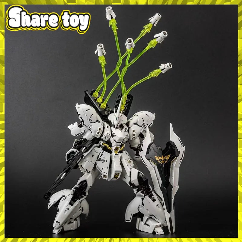 star model RG 1/144 Assembly Model Kit MSN-04 White Sazabi With special effects Action Figure Robot Plastic Model robot toy gift