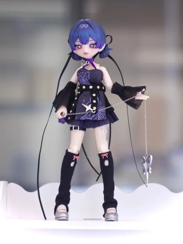 Eve Lynna Mjd Blind Box Doppelseitige Killer Serie Desktop Gelenk Action Figur Bewegliche Gelenke Ball Desktop Dekoration